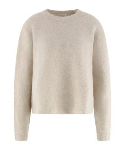 The Row Long-sleeved Sweater In Nude