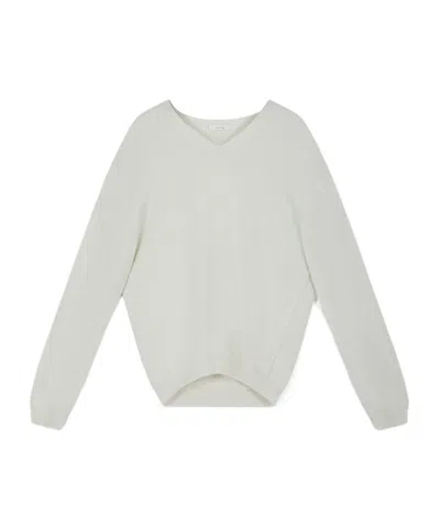 The Row Long-sleeved Sweater In White
