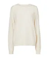 The Row Long-sleeved Sweater In White