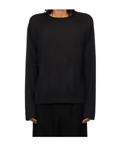 The Row Long-sleeved T-shirt In Black