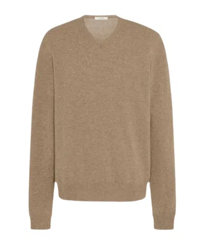 The Row Long-sleeved T-shirt In Brown