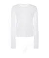 The Row Shermann Cotton-jersey Top In White
