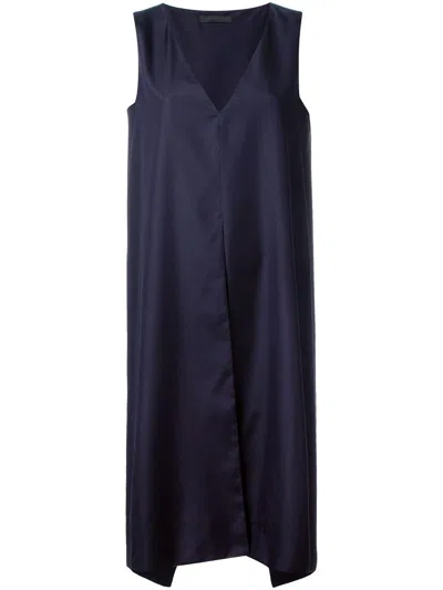 The Row Long Sleeveless Top In 蓝色