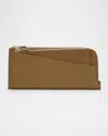 The Row Long Wallet In Smooth Box Calf Leather In Icss Incense Ans