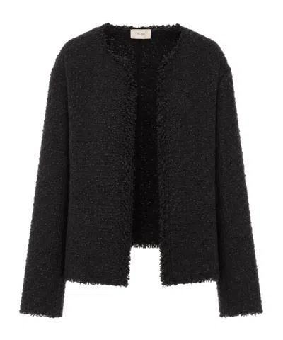 The Row Long-sleeve Casual Jacket In Black