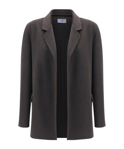 The Row Long-sleeve Jacket In Black