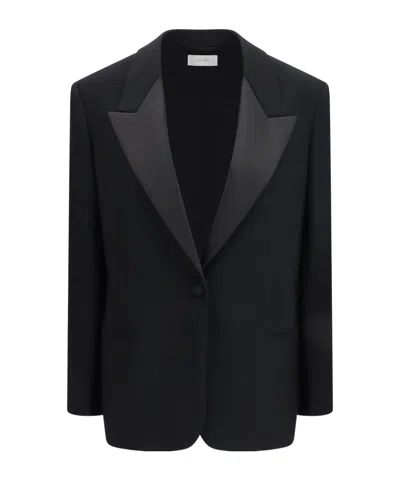 The Row Long-sleeved Blazer In Black