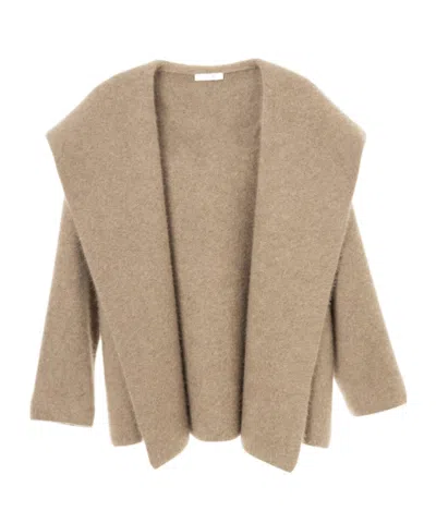 The Row Long-sleeved Cardigan In Brown