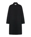 The Row Long-sleeved Coat In Black