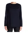 The Row Long-sleeved Pullover In Blue