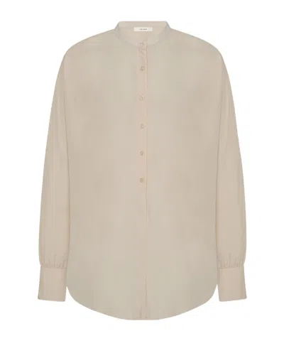 The Row Long-sleeved Shirt In Neutral