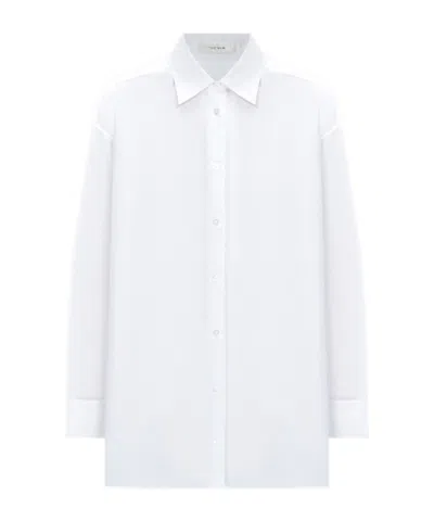 The Row Long-sleeved Shirt In White