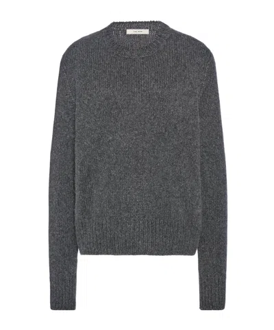 The Row Long-sleeved Sweater In Animal Print
