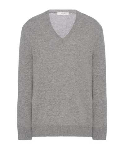 The Row Long-sleeved Sweater In Gray