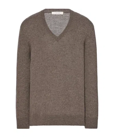 The Row Long-sleeved Sweater In Gray