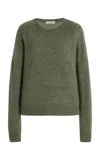The Row Lorynna Cashmere-blend Sweater In Green