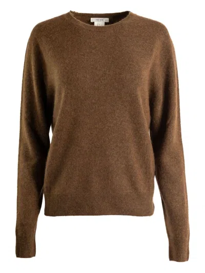 The Row Lorynna Cashmere Jumper In Brown