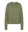 The Row Lorynna Cashmere-silk Sweater In Green