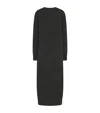 The Row Loter Cashmere Maxi Dress In Black
