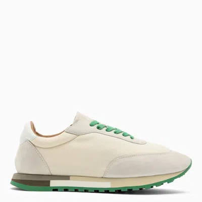 THE ROW THE ROW LOW OWEN RUNNER IVORY/GREEN TRAINER