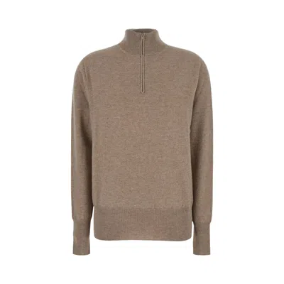 Pre-owned The Row Loya Top 'taupe' | Tan | Women's Size S In Brown