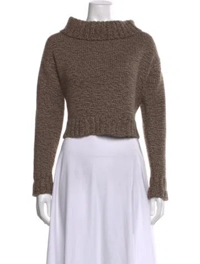 Pre-owned The Row Luand Cashmere Sweater In Brown