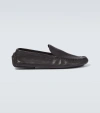 THE ROW LUCCA LEATHER LOAFERS