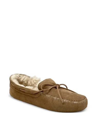 The Row Lucca Slippers In Brown