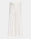 The Row Luce A-line Skirt In Black