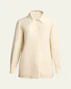 The Row Lucetta Silk Button-front Shirt In White