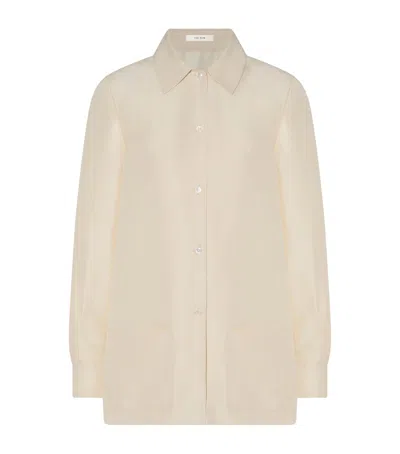 The Row Lucetta Shirt Vanilla In Neutral