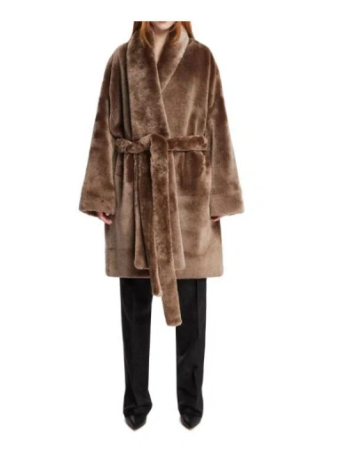 The Row Lucja Coat In Brown