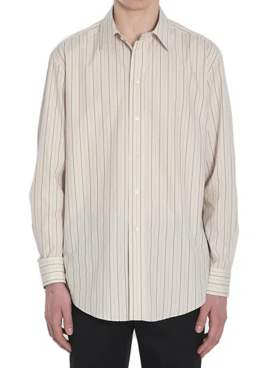 The Row Luigi Striped Shirt In Multi