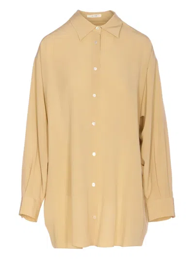 The Row Luka Button-fastening Shirt In Neutral
