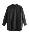The Row Long-sleeved Shirt In Black