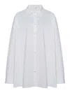 The Row Luka Cotton Shirt In White