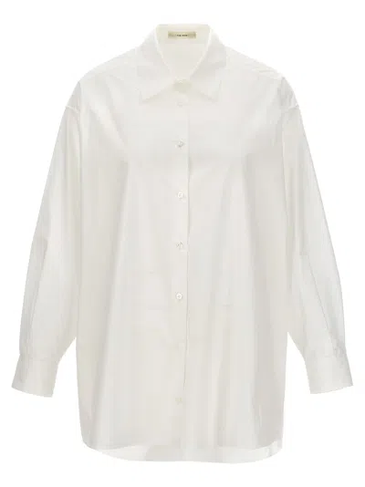 The Row Luka Shirt, Blouse In White