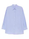 The Row Luka Shirt In Blue