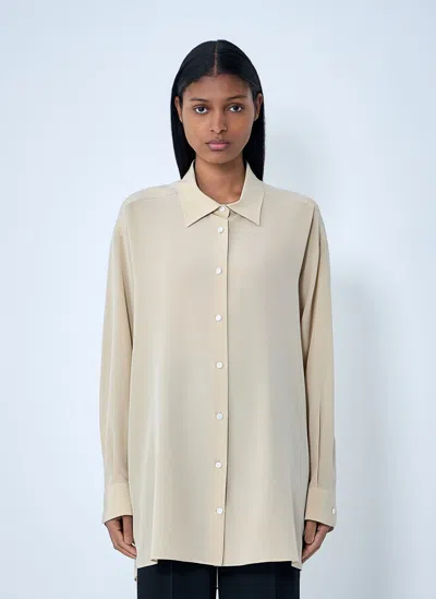 The Row Luka Shirt In Neutral
