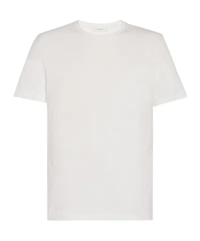 The Row Luke Cotton T-shirt In White