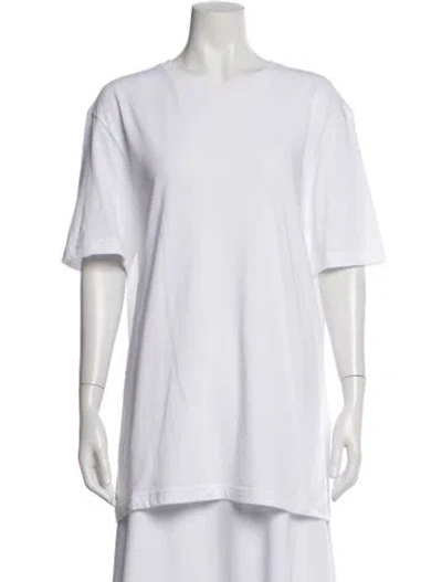 Pre-owned The Row Luke Crew Neck T-shirt W/ Tags In White