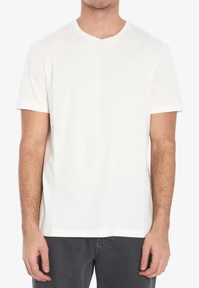 The Row Luke Crewneck T-shirt In White
