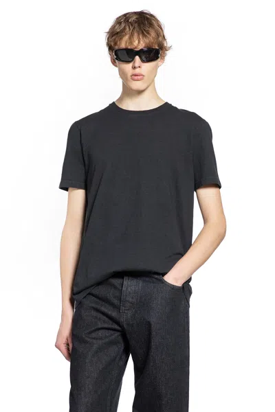 The Row Luke T-shirt In Cotton In Black