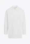 The Row Lukre Long-sleeved Shirt In White