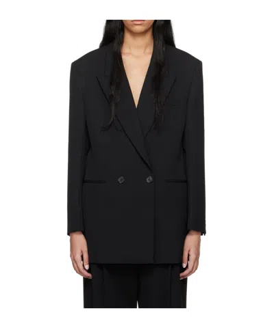 The Row Lumis Suit Coat In Black