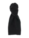 The Row Textured Fabric Scarf Soft Finish In Gray