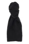 The Row Textured Fabric Scarf Soft Finish In Gray