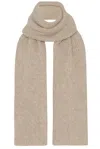 The Row Luthgard Scarf In Brown