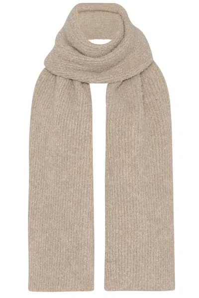 The Row Luthgard Scarf In Brown