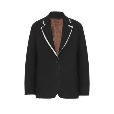 Pre-owned The Row Lysandre Jacket 'dark Brown Melange' | Women's Size 4